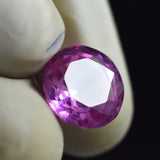 Best Sri-Lanka Pink Sapphire 7.05 Carat Round Shape Natural Pink Sapphire Certified Ring Size Loose Gemstone Specially For Ring Ceremony