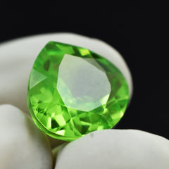 BIG SALE !! Amazing Green Peridot Natural 8.56 Carat Certified Green Peridot Pear Shape Loose Gemstone | Free Delivery With Free Gift | Gift For Her /Him |