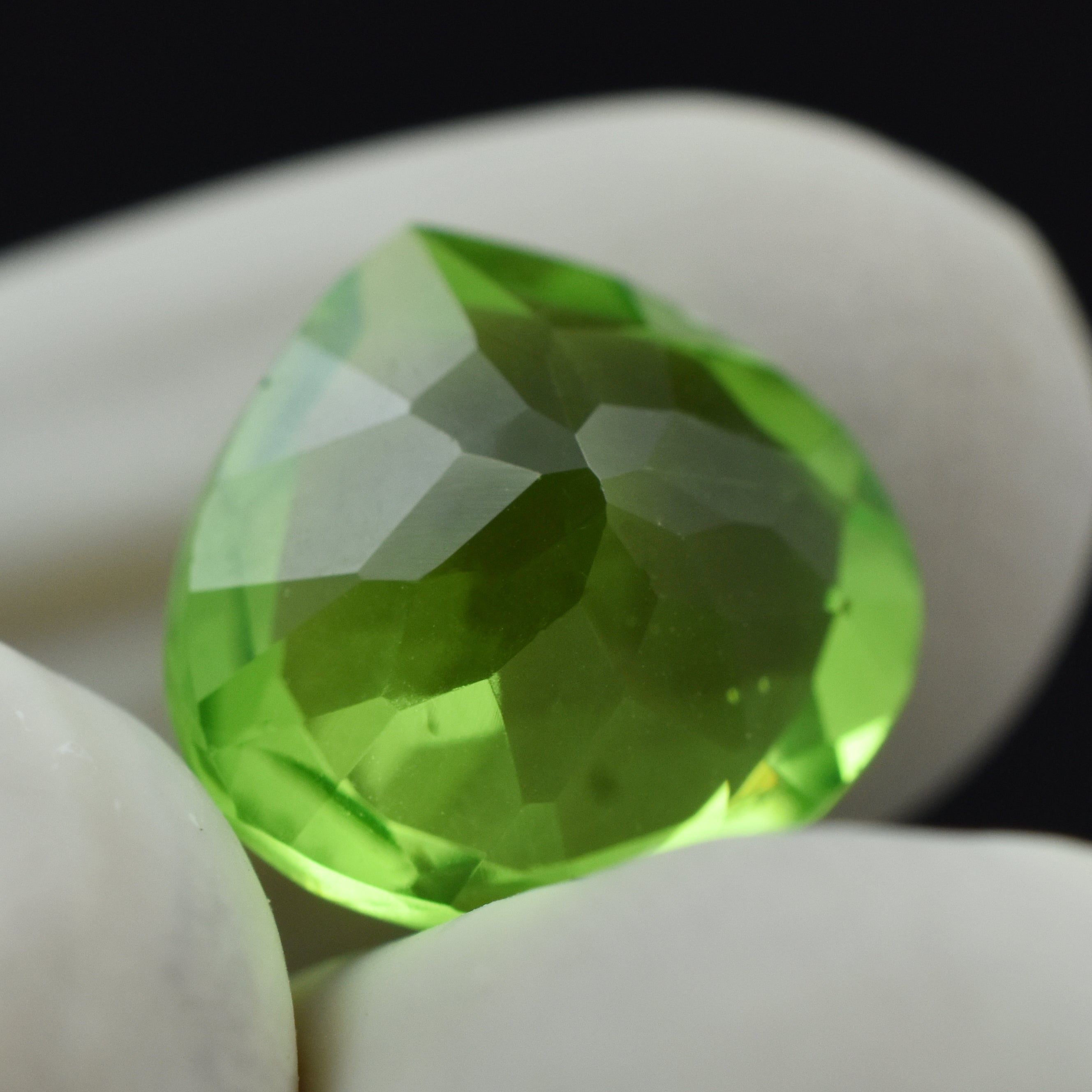 BIG SALE !! Amazing Green Peridot Natural 8.56 Carat Certified Green Peridot Pear Shape Loose Gemstone | Free Delivery With Free Gift | Gift For Her /Him |