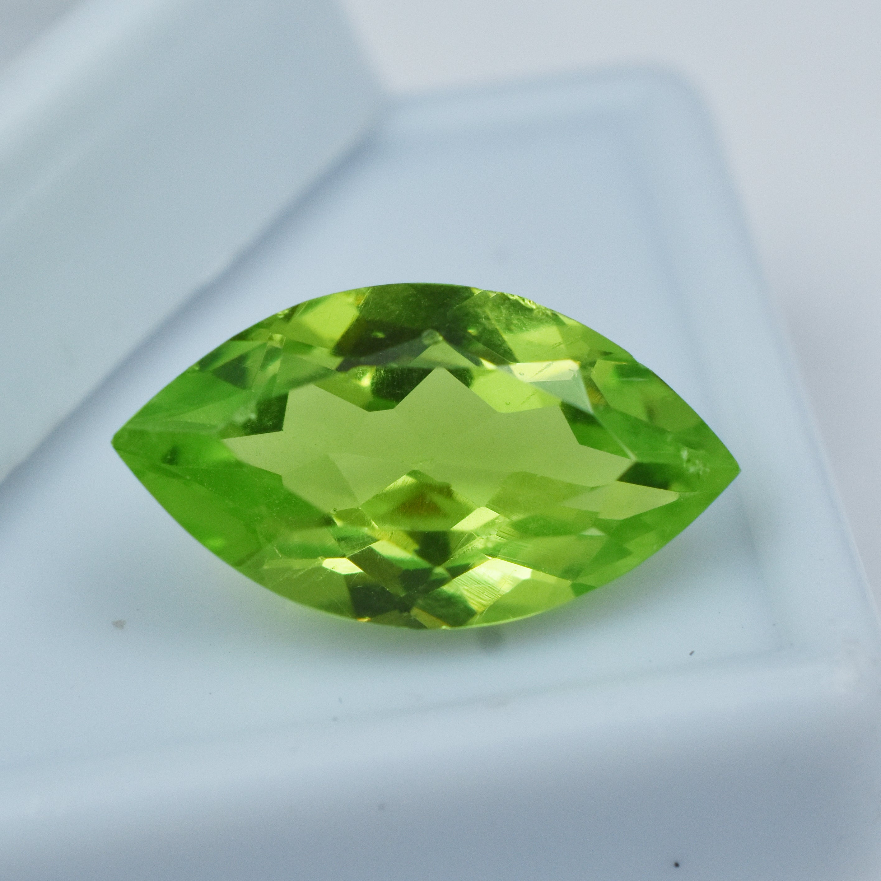 Best For Overall well-being & Renewal Peridot Gem !!! Natural Green Peridot 9.84 Carat Marquise Shape Certified Loose Gemstone | Free Delivery FREE Gift | ON SALE Peridot Green