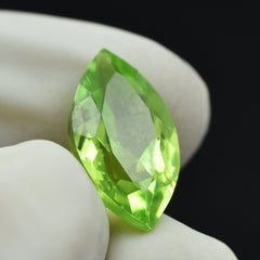 Peridot From Afghanistan 9.70 Carat Marquise Cut Green Peridot Certified Natural Loose Gemstone