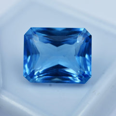 Sri Lanka Sapphire Best Certified 10.95 Carat Emerald Shape Natural Certified Blue Sapphire Loose Gemstone