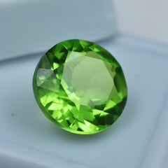 Best For Positivity & Good Luck !! Peridot Green 8.36 Carat Natural Certified Round Shape Loose Gemstone , Best Offer , Peridot Jwelery , Natural Peridot