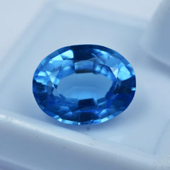 Certified Natural Sri Lanka Blue Ceylon Sapphire 10.85 Carat Oval Shape Loose Gemstone Certified Sapphire Use As A Gift