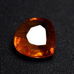 Natural Orange Sapphire 10.80 Ct CERTIFIED Loose Gemstones Pear Cut Most Demandable NATURAL Orange SAPPHIRE