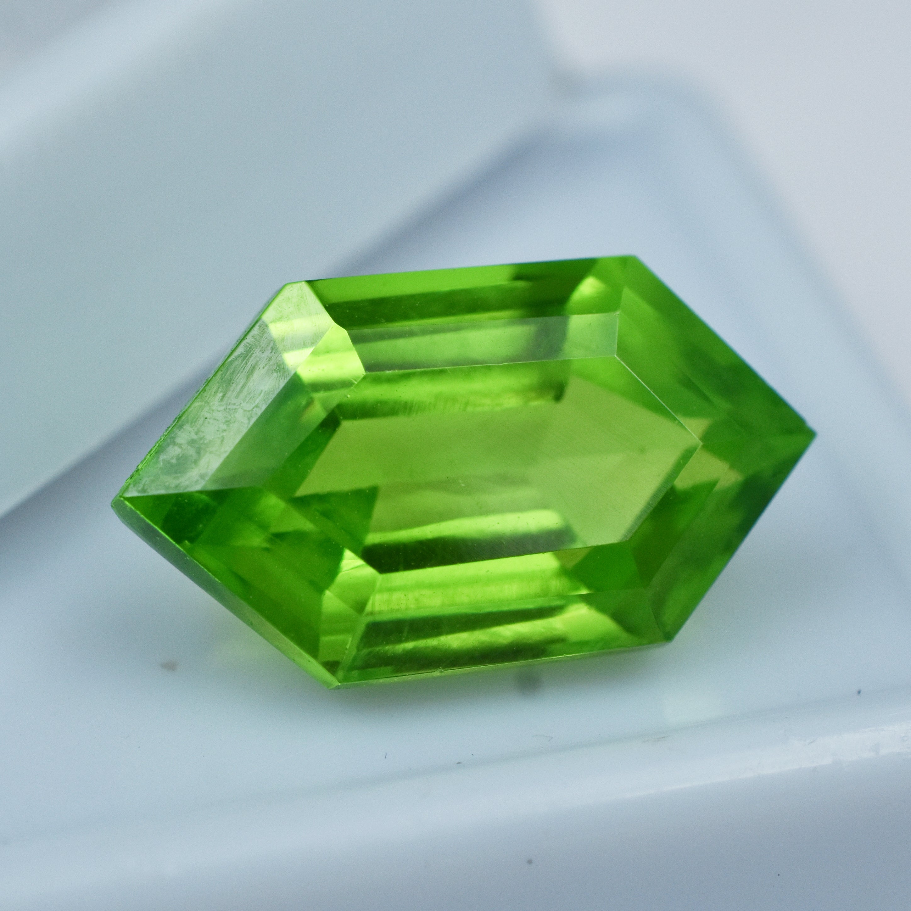 Natural Amazing 10.25 Carats Rare Green Peridot Fancy Shape Certified Natural Loose Gemstone