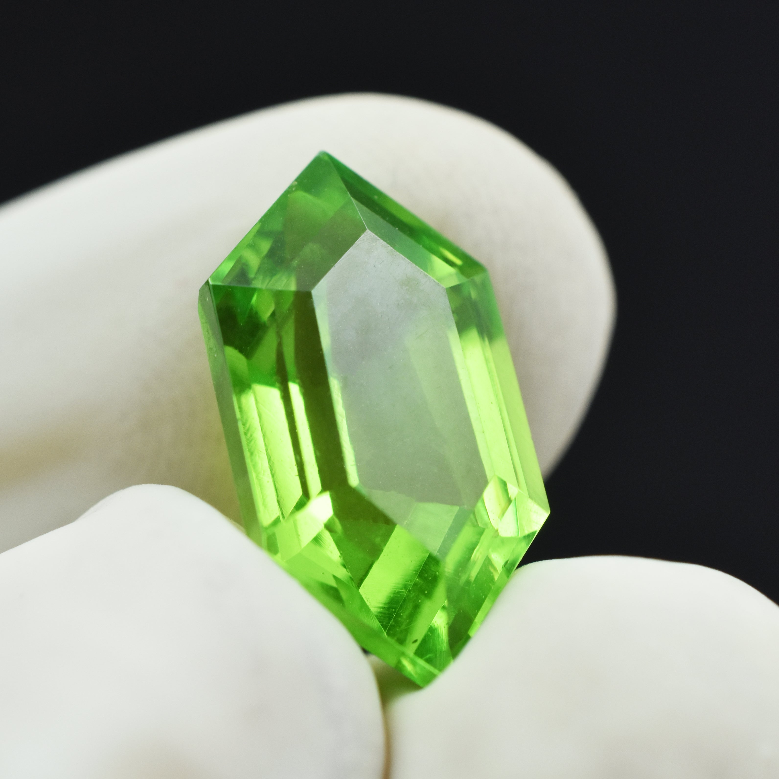 Natural Amazing 10.25 Carats Rare Green Peridot Fancy Shape Certified Natural Loose Gemstone