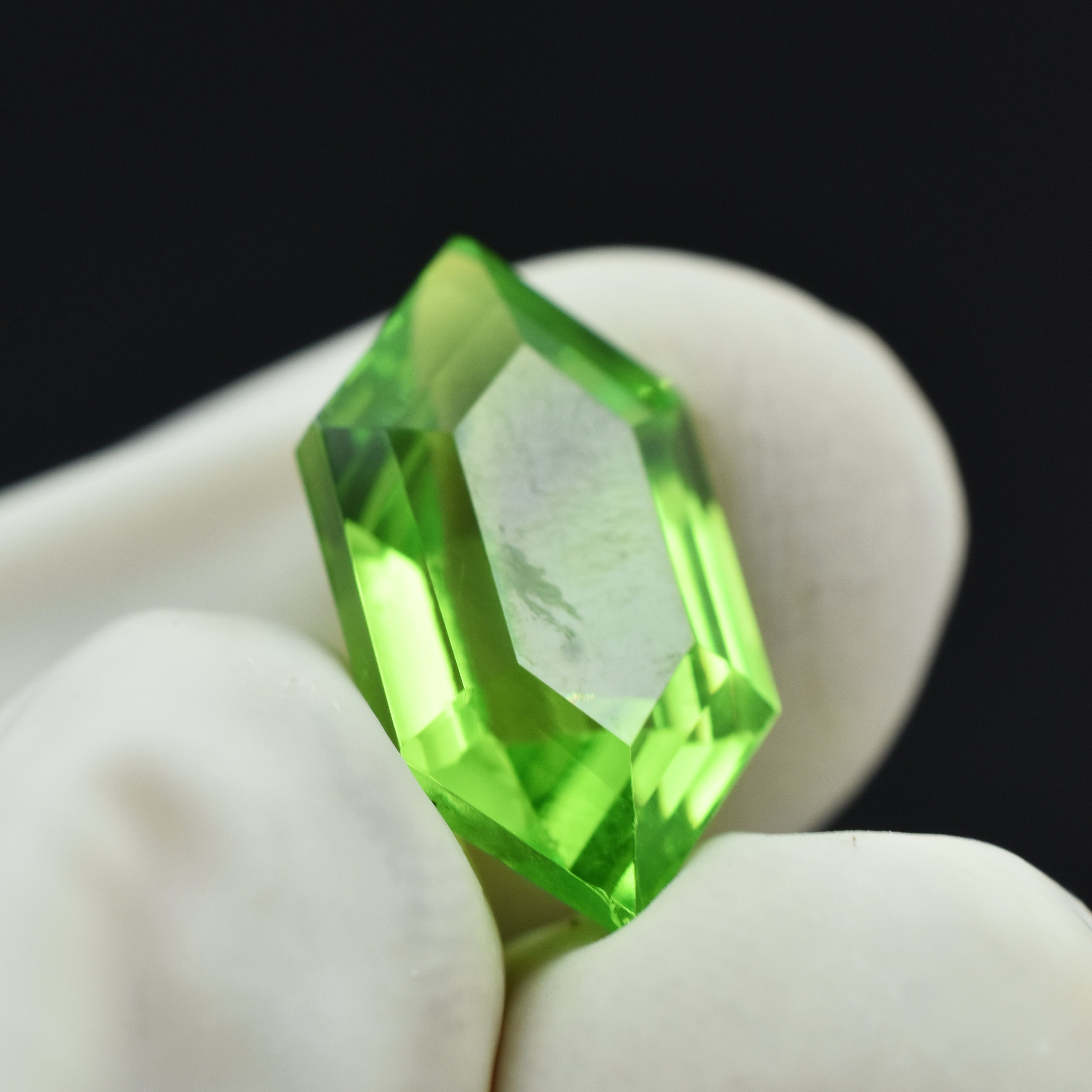 Amazing Peridot From Afghanistan 9.50 Ct Fancy Shape Natural Certified Green Peridot Loose Gemstone