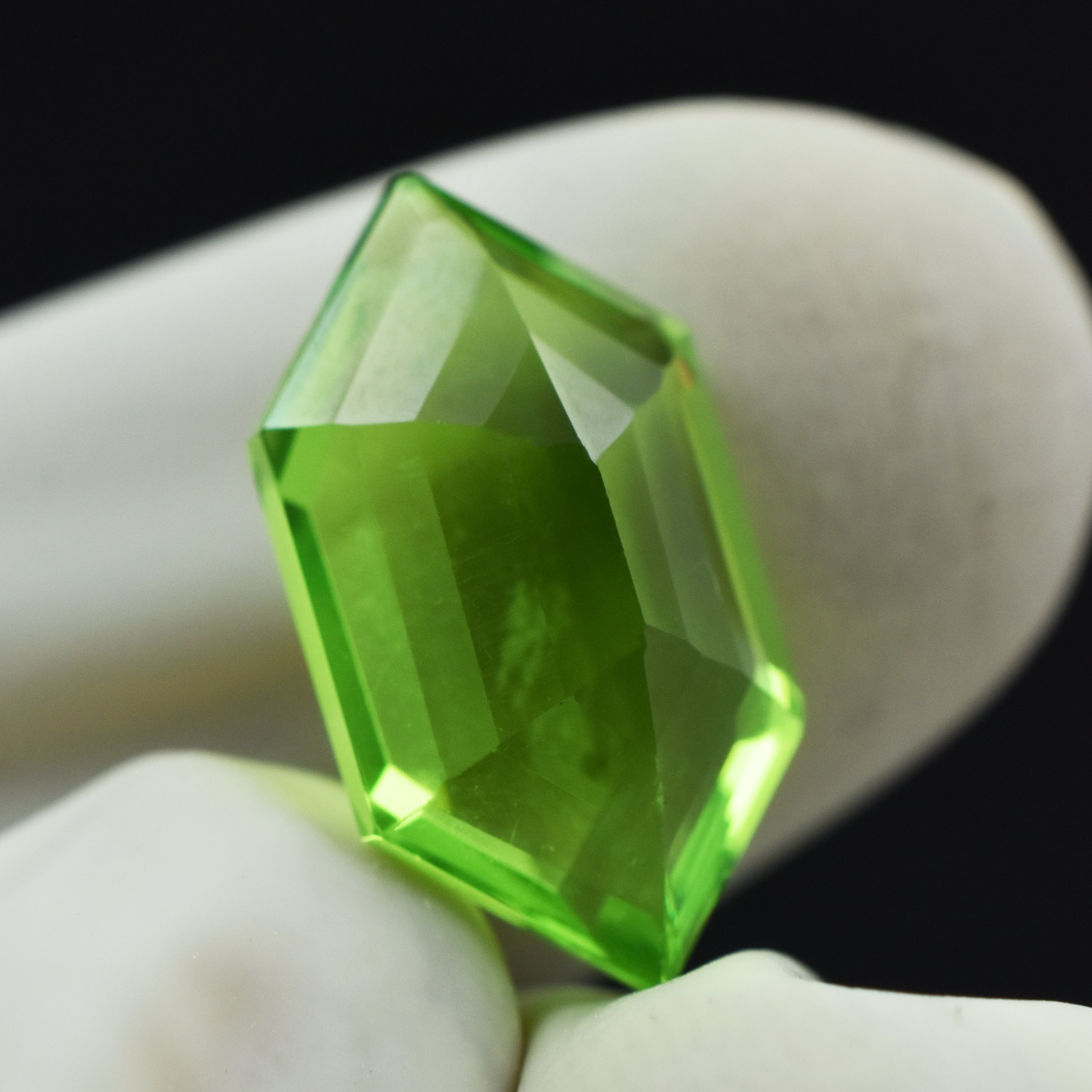 Amazing Peridot From Afghanistan 9.50 Ct Fancy Shape Natural Certified Green Peridot Loose Gemstone