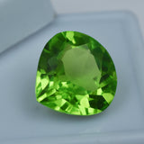 10.60 carat Pear Shape Green Peridot Certified Natural Loose Gemstone Best Uses Of Religious and Spiritual Uses Green Peridot