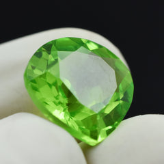 10.60 carat Pear Shape Green Peridot Certified Natural Loose Gemstone Best Uses Of Religious and Spiritual Uses Green Peridot