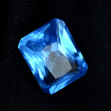 Sri Lanka Sapphire 9.40 Carat Natural Blue Sapphire Certified Emerald Shape Loose Gemstone Sapphire Bracelet