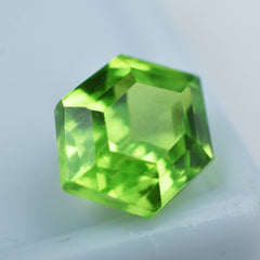 Beautiful Green Peridot 8.05 Carat Fancy Shape Certified Natural Loose Gemstone Best For Balancing Emotions Peridot Green