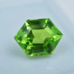 Beautiful Green Peridot 8.05 Carat Fancy Shape Certified Natural Loose Gemstone Best For Balancing Emotions Peridot Green