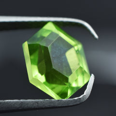 Beautiful Green Peridot 8.05 Carat Fancy Shape Certified Natural Loose Gemstone Best For Balancing Emotions Peridot Green