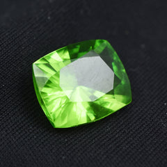 Pure Natural 11.40 Ct Cushion Cut Certified Green Peridot Natural Loose Gemstone Peridot Gem Best Use For Balancing Chakras