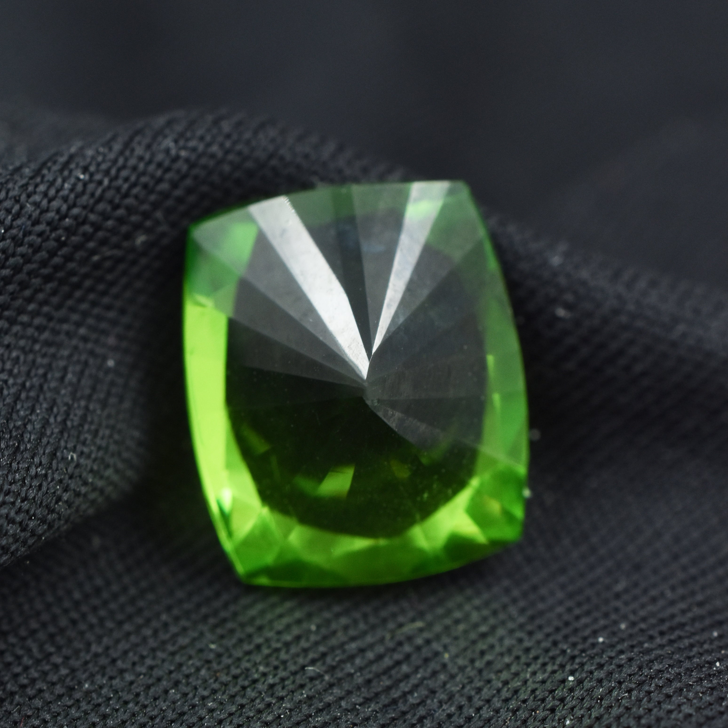 Pure Natural 11.40 Ct Cushion Cut Certified Green Peridot Natural Loose Gemstone Peridot Gem Best Use For Balancing Chakras