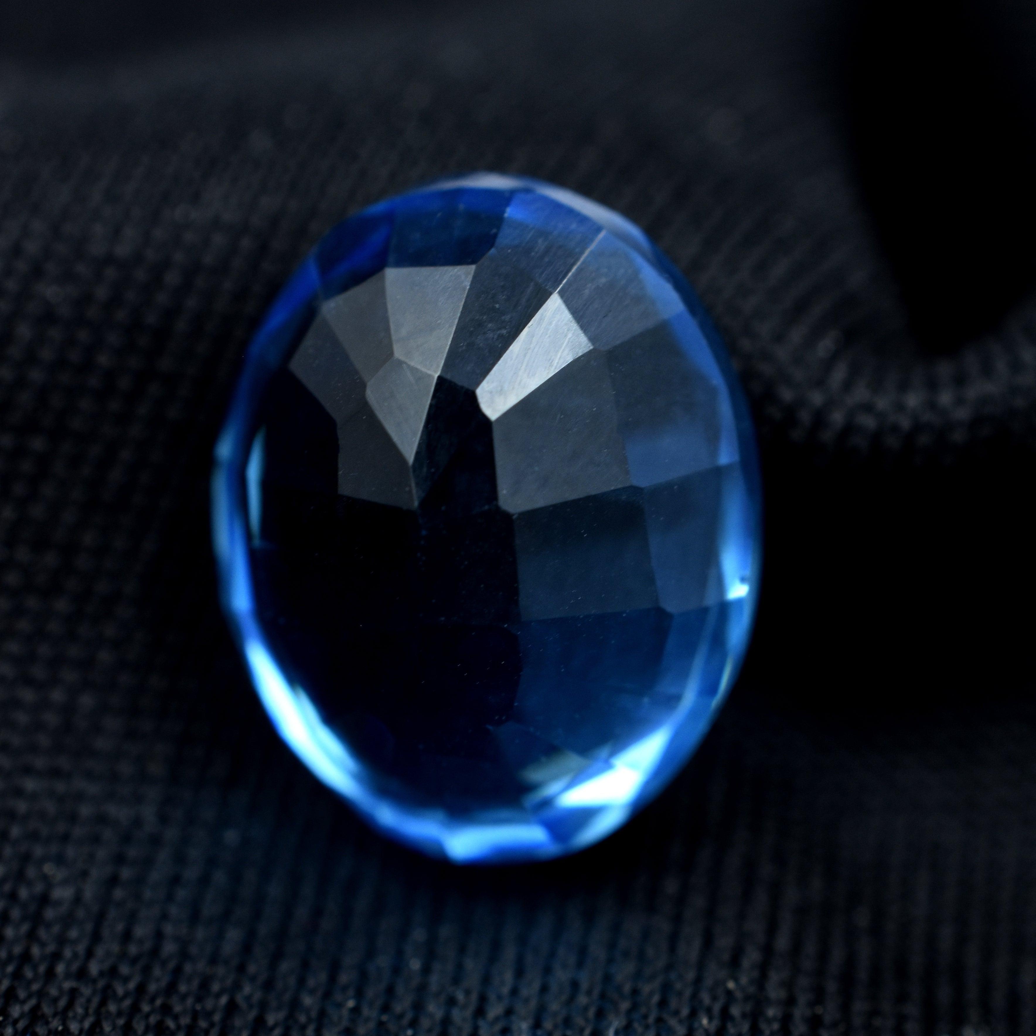 10.25 Carat Oval Shape Natural Blue Sapphire Certified Loose Gemstone Best Jewelry Making Gem