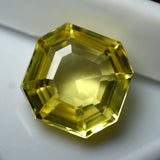 Yellow Sapphire Ear Studs NATURAL Yellow Sapphire 10.05 Ct  Flawless Ceylon Square Cut CERTIFIED Loose Gemstone