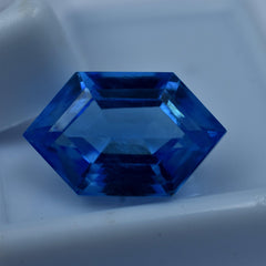 Natural Blue Sapphire September Birthstone 10.25 Carat Fancy Shape Natural Blue Sapphire Certified Loose Gemstone