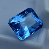 Mind Blowing Blue Sapphire 10.00 Carat Natural Certified Emerald Cut Loose Gemstone Blue Sapphire Helps To Improve Communication