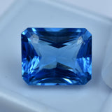 Mind Blowing Blue Sapphire 10.00 Carat Natural Certified Emerald Cut Loose Gemstone Blue Sapphire Helps To Improve Communication