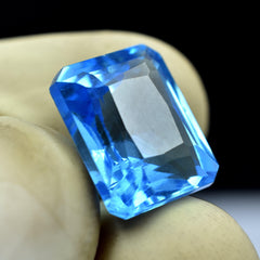 Sri Lanka Sapphire 10.30 Carat Natural Emerald Shape Blue Sapphire Certified Loose Gemstone Specially For Engagement Rings