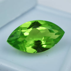 Flawless Peridot Green Marquise Cut !!! 11.25 Carat Peridot Green Natural Certified Loose Gemstone | Free Shipping With Extra Free Gift | Best price