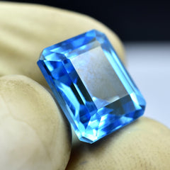 Natural 10.55 Carat Emerald Cut Blue Sapphire Natural Certified Loose Gemstone Sapphire Gem