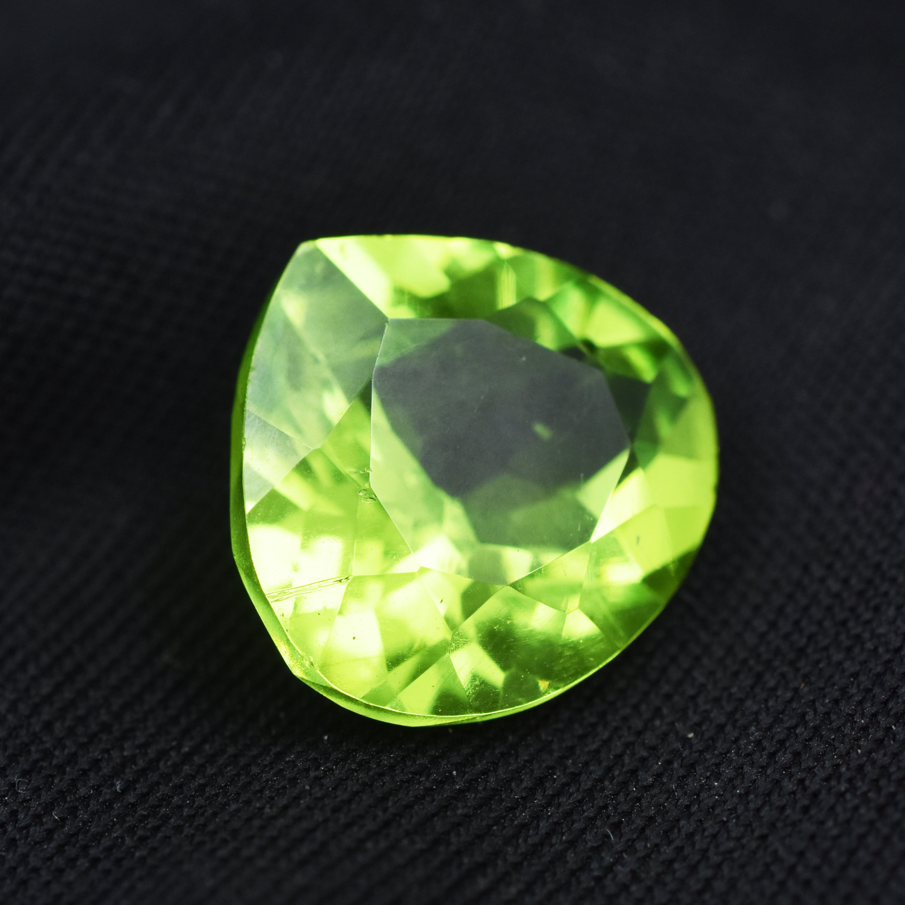 Demanding Peridot Gemstone !!! Peridot Green 10.84 Carat Pear Cut Certified Natural Loose Gemstone | Free Delivery Free Gift | Best Offer