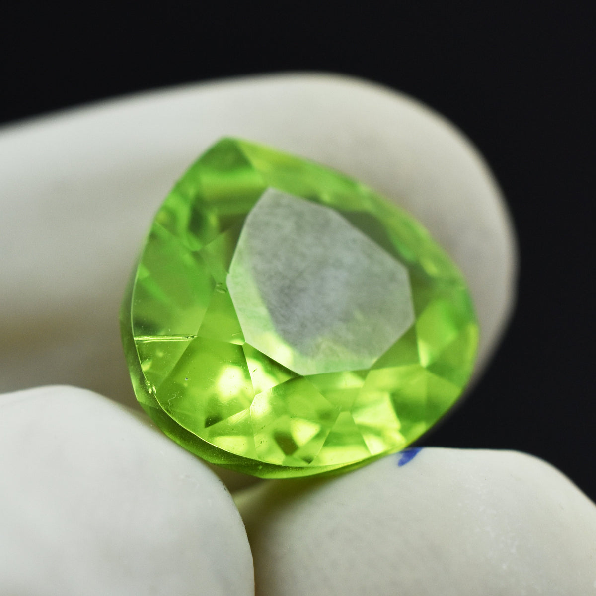 Demanding Peridot Gemstone !!! Peridot Green 10.84 Carat Pear Cut Certified Natural Loose Gemstone | Free Delivery Free Gift | Best Offer