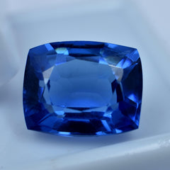 Tanzania Blue Tanzanite 10.75 Carat Blue Tanzanite Emerald Shape Natural Certified Loose Gemstone