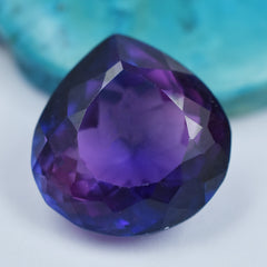 Natural 7.65 Carat Certified Purple Tanzanite Pear Shape Natural Loose Gemstone Eye Clean Tanzanite Gem