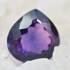 Best Purple Tanzanite 7.55 Carat Certified Natural Pear Cut Loose Gemstone For Engagement Rings