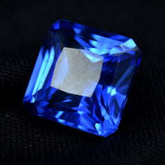 Amazing Sapphire Gem 9.00 Carat Square Shape Natural Certified Blue Sapphire Loose Gemstone