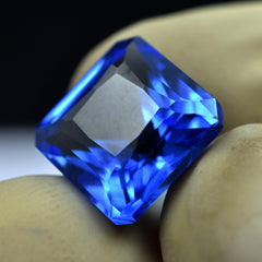 Natural 10.20 Carat Blue Tanzanite Square Shape Natural Certified Loose Gemstone Tanzanite Jewelry