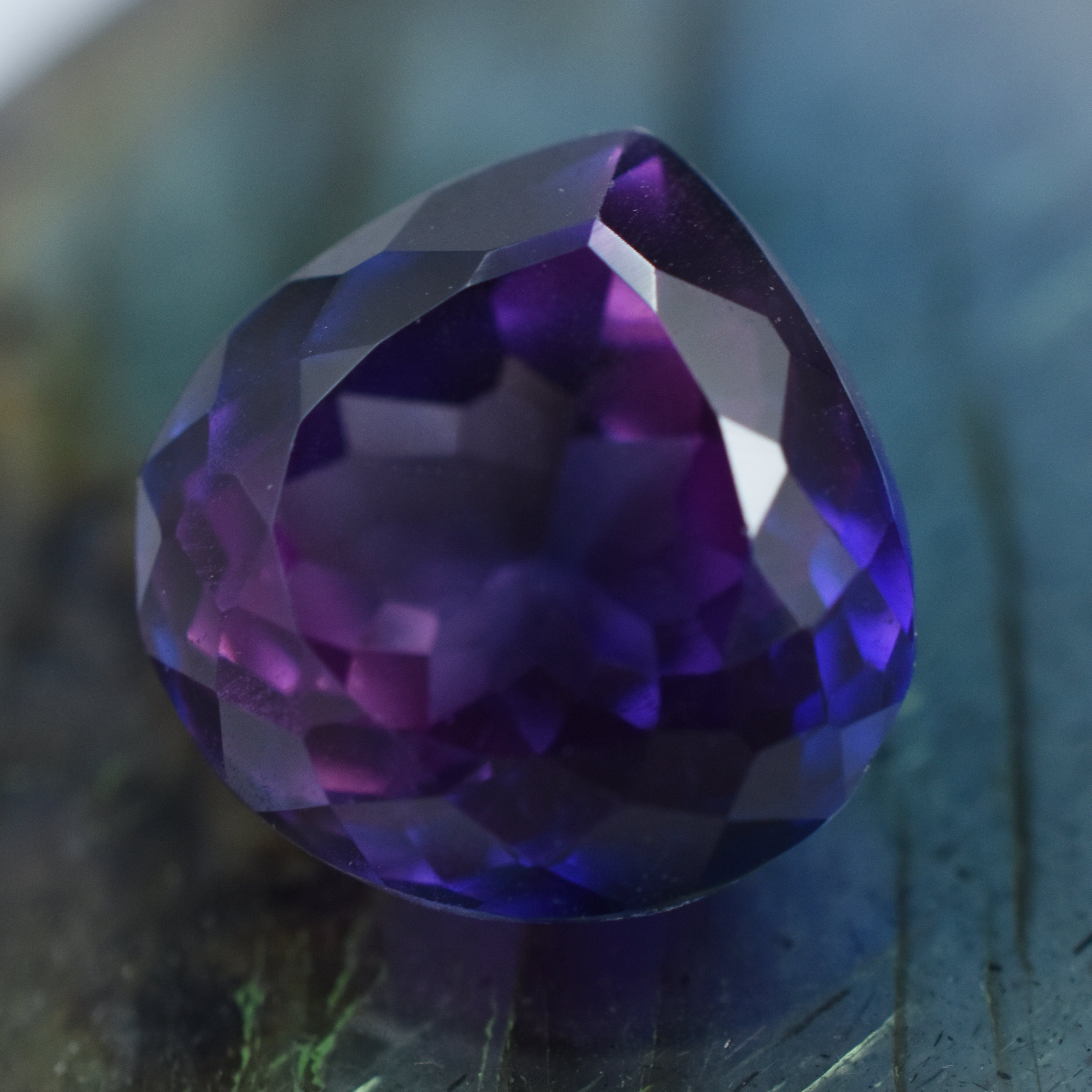 Big Offer On Tanzanite 8.05 Carat Natural Purple Tanzanite Certified Pear Cut Loose Gemstone Free Shipping With Extra Gift