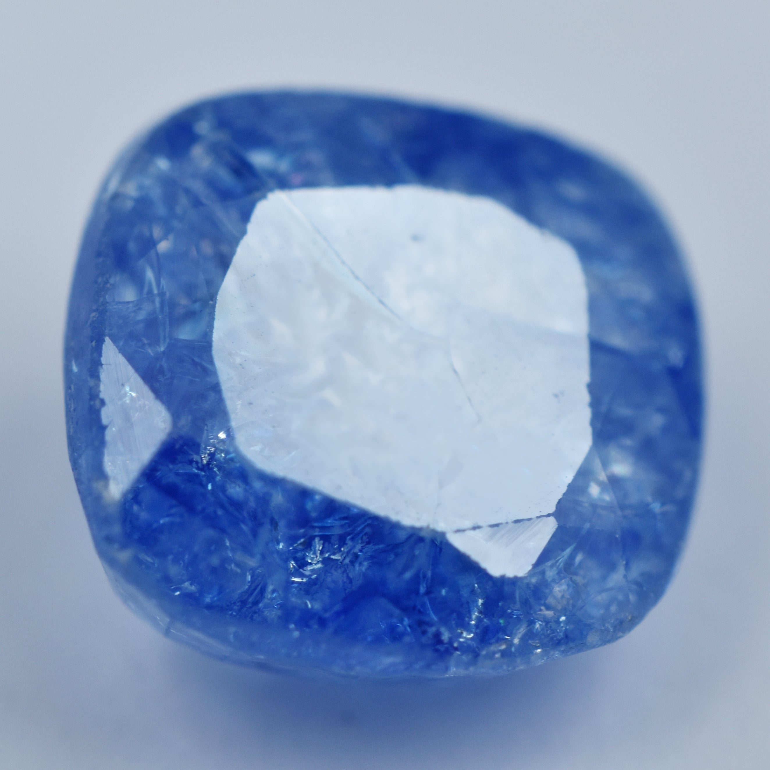 Square Cushion Cut 8.45 Carat Blue Sapphire Certified Natural Loose Gemstone Jewelry Making Gemstone