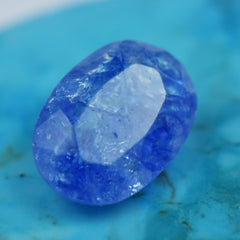 Natural 5.10 Carat Oval Shape Blue Sapphire Certified Natural Loose Gemstone Improve Aesthetic Beauty & Good Fortune