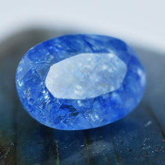 Natural 5.10 Carat Oval Shape Blue Sapphire Certified Natural Loose Gemstone Improve Aesthetic Beauty & Good Fortune