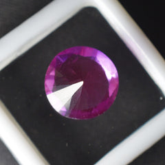 Precious Pink SAPPHIRE 8.20 Ct Natural Round Shape Loose Gemstone CERTIFIED Pink Sapphire Jewelry