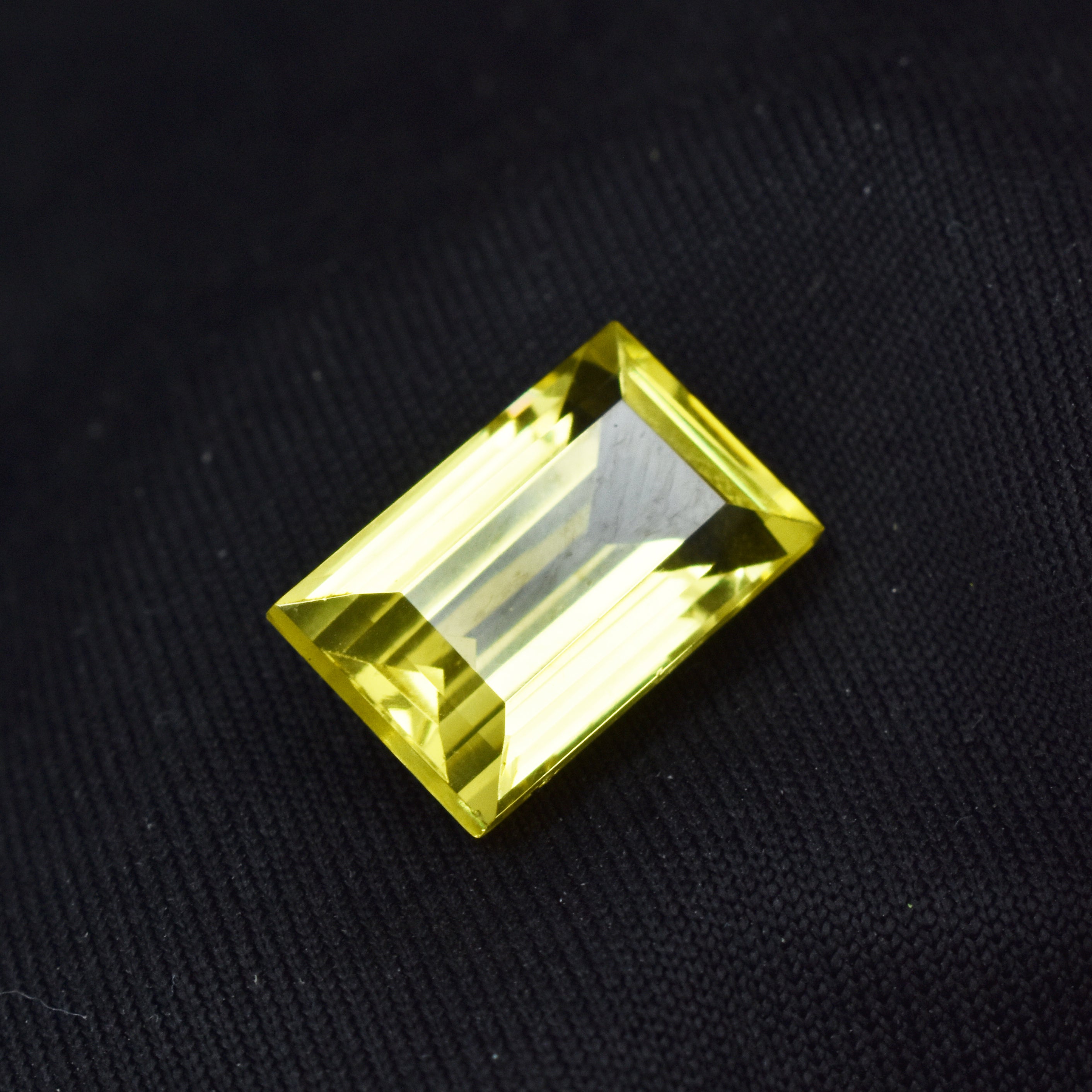 Certified Natural 8.56 Carat Baguette Shape Yellow Sapphire Ring Size Loose Gemstone Its Help To Manage Intuition & Protection Gift For Your Love