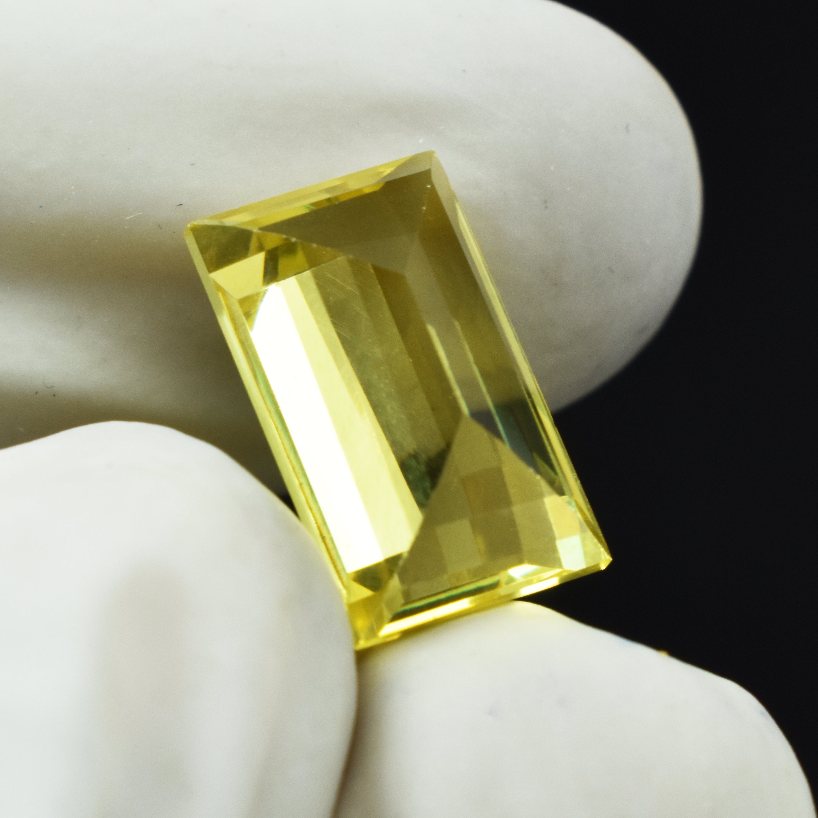 Certified Natural 8.56 Carat Baguette Shape Yellow Sapphire Ring Size Loose Gemstone Its Help To Manage Intuition & Protection Gift For Your Love