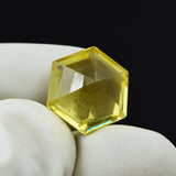 ON SALE !! Sapphire Octagon Shape 9.56 Carat Natural Certified Yellow Sapphire Loose Gemstone Very Pretty Sapphire Best For Engagement Gift Ring