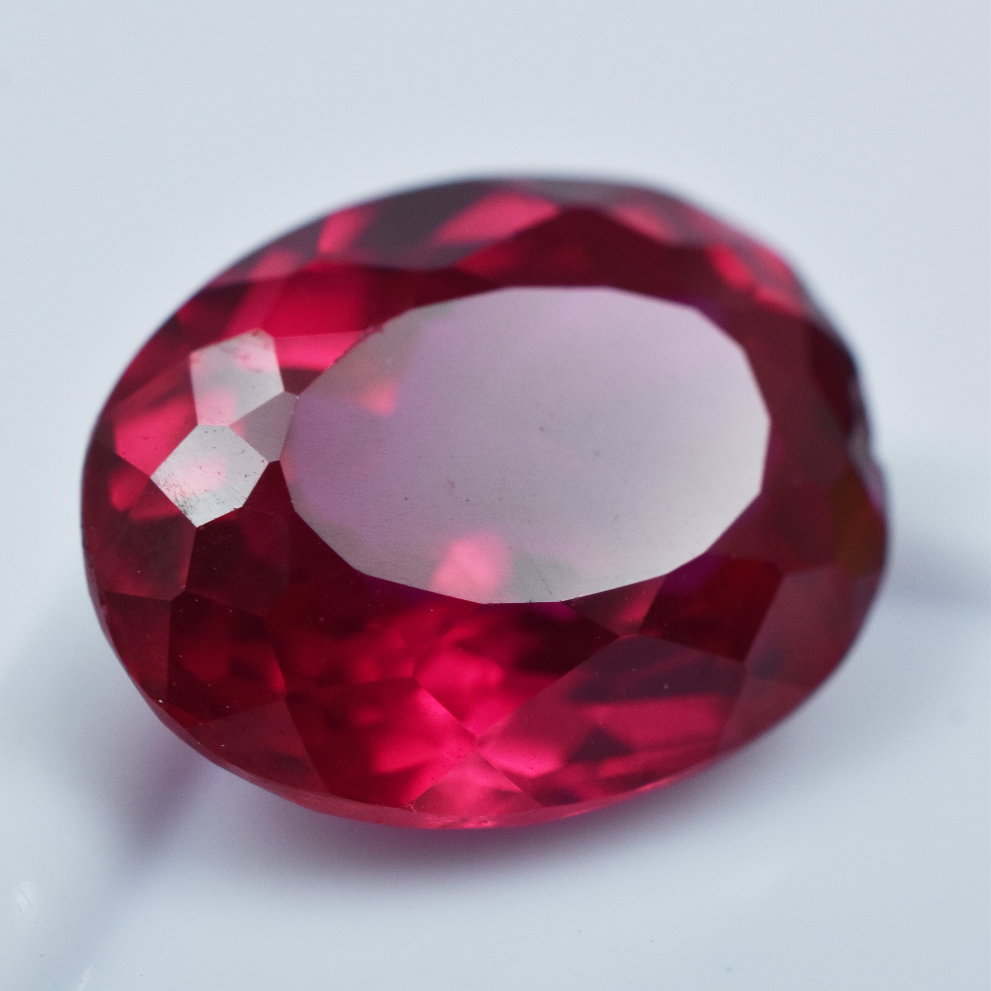 16.85 Ct Natural Ruby Gemstone Burma Rose Red Ruby Oval Cut Certified Loose Gemstone Jewelry Accessory Wedding/Anniversary Gift