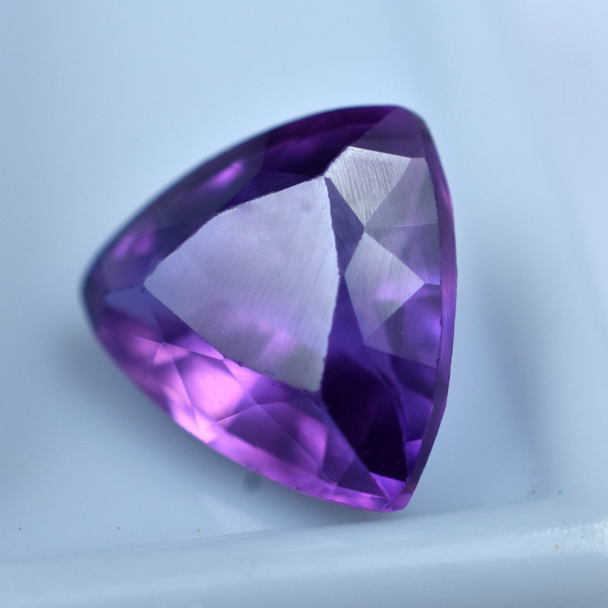 Purple Tanzanite Best For Energy and Well-Being 2.95 Carat Tanzanite Purple Trillion Shape Certified Natural Loose Gemstone