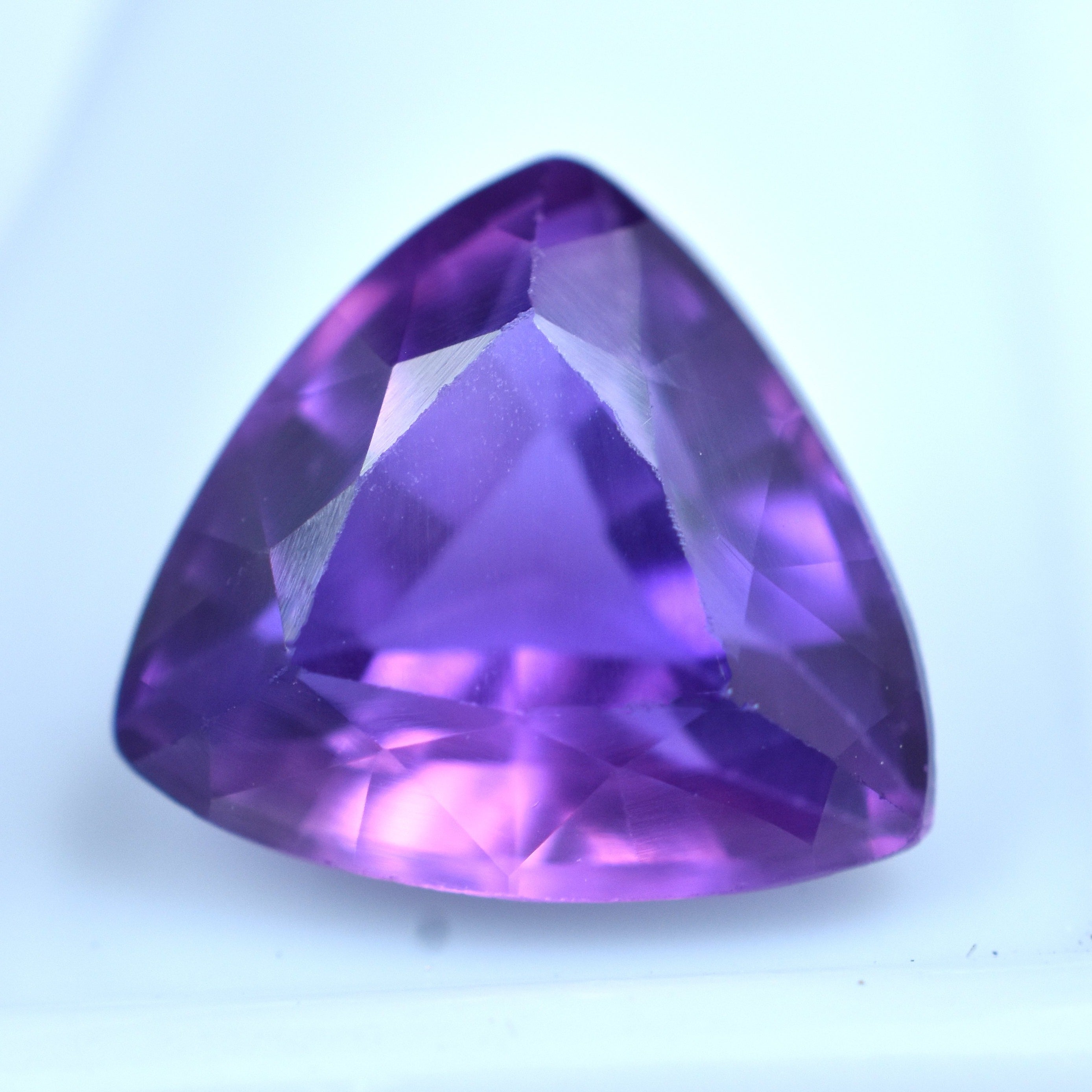 Purple Tanzanite Best For Energy and Well-Being 2.95 Carat Tanzanite Purple Trillion Shape Certified Natural Loose Gemstone