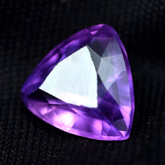 Natural Loose Gemstone faceted Trillion Cut Attractive Stone 12.52 Ct Purple Sapphire CERTIFEID Color Change Trillion Cut Gem | Best For Symbolism & Versatility | Free Shipping With Amazing Gift