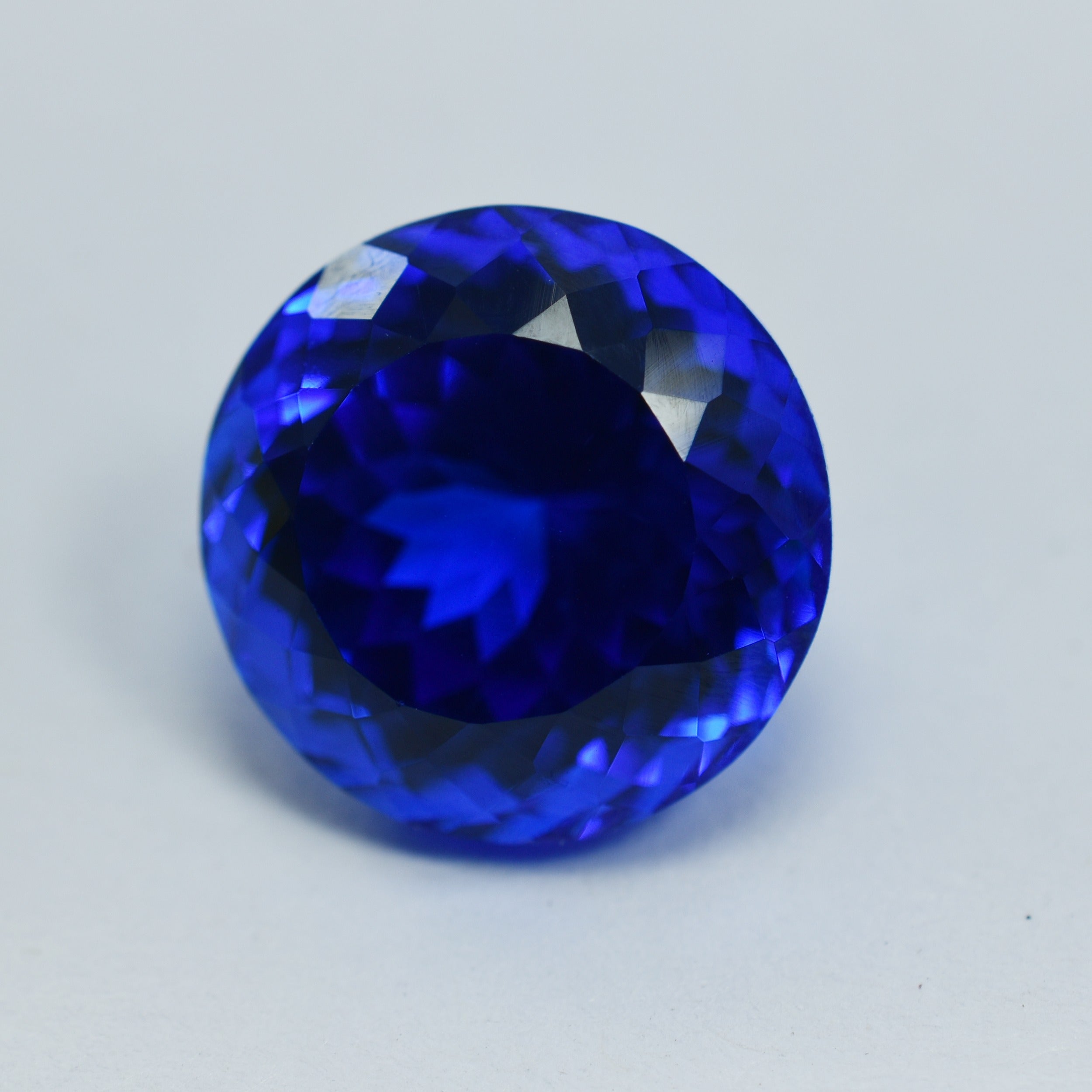 Fashion Jewelry Round Cut Tanzanite Gem 12.84 Ct Natural Dark Blue Certified Tanzanite Loose Gem | Tanzanite - December Birth Month Gem | Excellent Quality