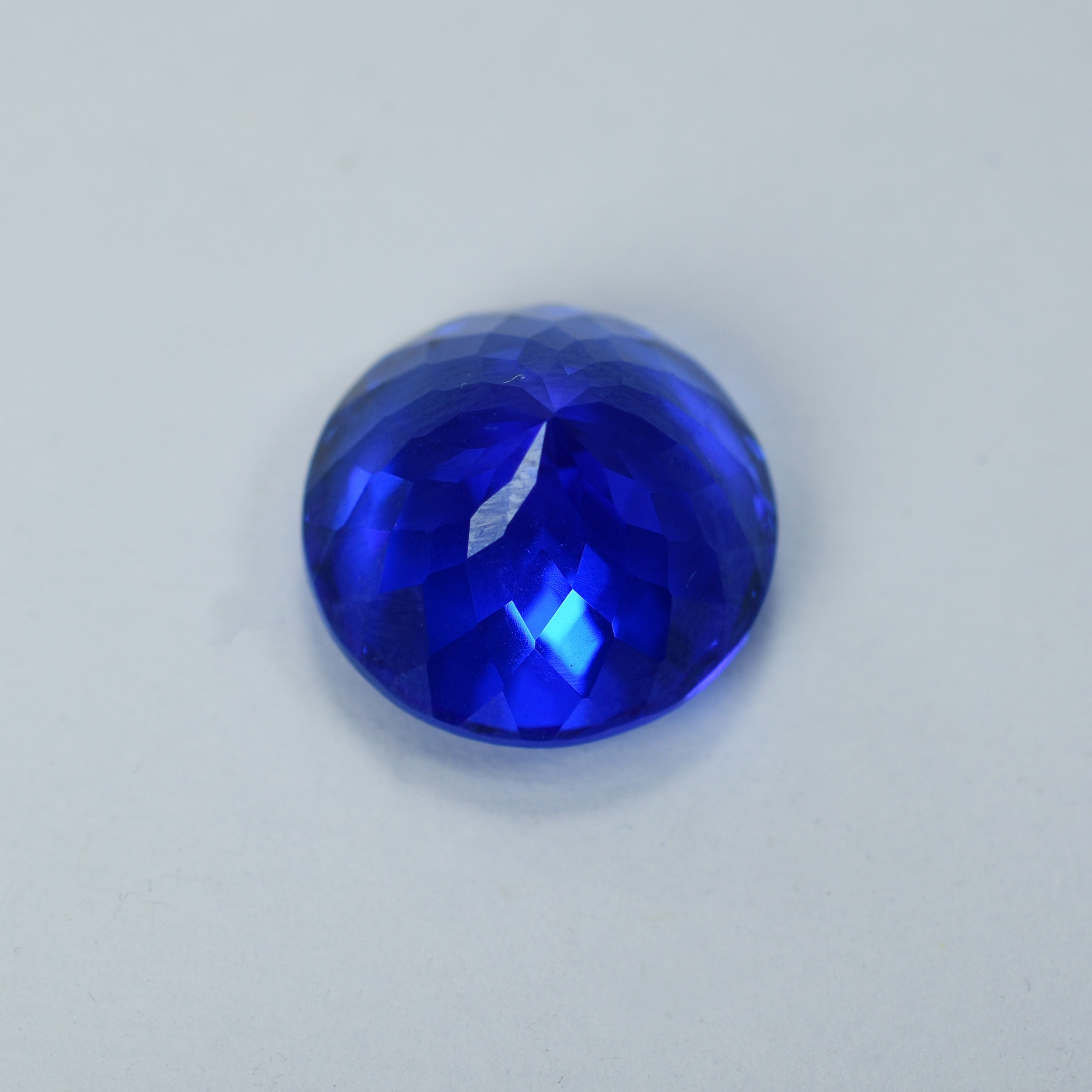 Fashion Jewelry Round Cut Tanzanite Gem 12.84 Ct Natural Dark Blue Certified Tanzanite Loose Gem | Tanzanite - December Birth Month Gem | Excellent Quality